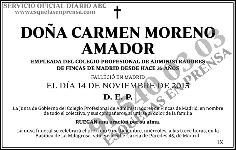 Carmen Moreno Amador
